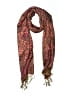 Unbranded Paisley Burgundy Scarf One size - photo 1
