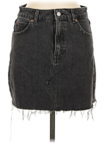 Topshop Denim Skirt (view 1)