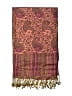 Unbranded Paisley Burgundy Scarf One size - photo 2