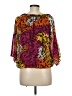Allison Morgan 100% Polyester Yellow 3/4 Sleeve Blouse Size M - photo 2