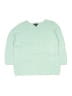Lands' End Solid Green Pullover Sweater Size 14 - 16 - photo 1