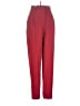 H&M 100% Polyester Solid Red Casual Pants Size 0 - photo 1