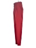 H&M 100% Polyester Solid Red Casual Pants Size 0 - photo 5