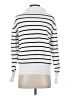 Dex Stripes White Pullover Sweater Size S - photo 2