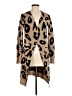 Angashion Animal Print Brown Cardigan Size M - photo 1