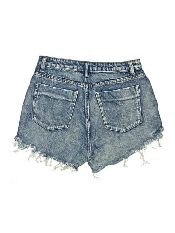 Signature 8 Denim Shorts (view 2)