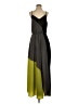 Mossimo 100% Polyester Color Block Gray Casual Dress Size S - photo 1