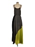 Mossimo 100% Polyester Color Block Gray Casual Dress Size S - photo 2