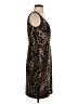 Eccoci 100% Cotton Animal Print Brown Cocktail Dress Size 4 - photo 4