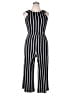 By & By Stripes Black Jumpsuit Size XL - photo 1