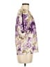 Blair 100% Polyester Floral Purple Short Sleeve T-Shirt Size M - photo 4