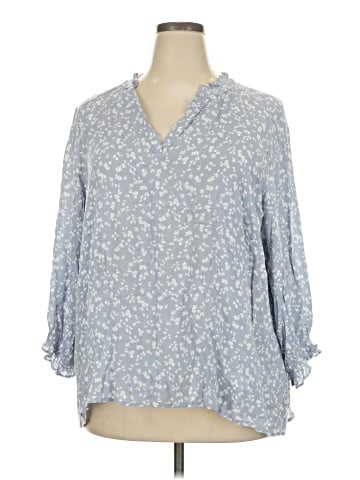 Monday Fun 3/4 Sleeve Blouse (view 1)