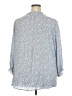 Monday Fun 100% Rayon Blue 3/4 Sleeve Blouse Size 2X - photo 2