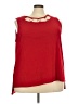 89th & Madison Red Sleeveless Blouse Size 3X - photo 1