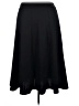 Coldwater Creek Solid Black Formal Skirt Size 18 - photo 2