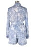 L'Agence 100% Polyester Paisley Blue Romper Size 14 - photo 2