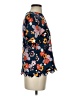 Victoria Beckham for Target Floral Blue Short Sleeve Blouse Size S - photo 4
