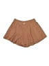 Shein Solid Brown Shorts Size 6 - photo 1