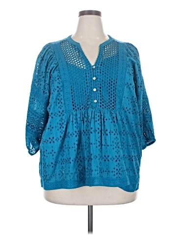 Sundance 3/4 Sleeve Blouse (view 1)