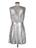 BB Dakota Metallic Silver Cocktail Dress Size 6 - photo 2