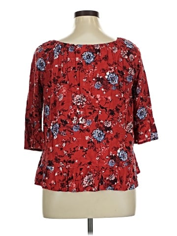 Faded Glory 3/4 Sleeve Blouse (view 2)