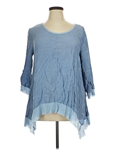 Umgee 3/4 Sleeve Blouse (view 1)