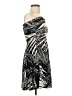 Cache Graphic Black Cocktail Dress Size XS - photo 4
