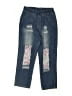 PatPat 100% Polyester Paisley Blue Jeans Size 6 - 7 - photo 1