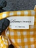 Lovers + Friends Checkered-gingham Yellow Sleeveless Blouse Size XS - photo 7