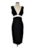 Nicole Miller Collection Color Block Black Cocktail Dress Size 4 - photo 1