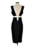 Nicole Miller Collection Color Block Black Cocktail Dress Size 4 - photo 2