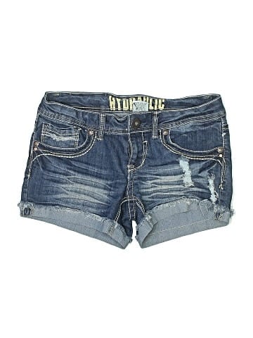 Hydraulic Denim Shorts (view 1)