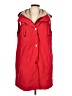 Coldwater Creek 100% Polyester Red Raincoat Size L - photo 1