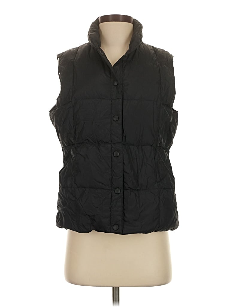 Pre-owned Lands' End Vest In Black
