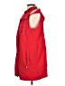 Coldwater Creek 100% Polyester Red Raincoat Size L - photo 5