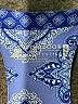 ZX Paisley Blue Casual Dress Size M - photo 7
