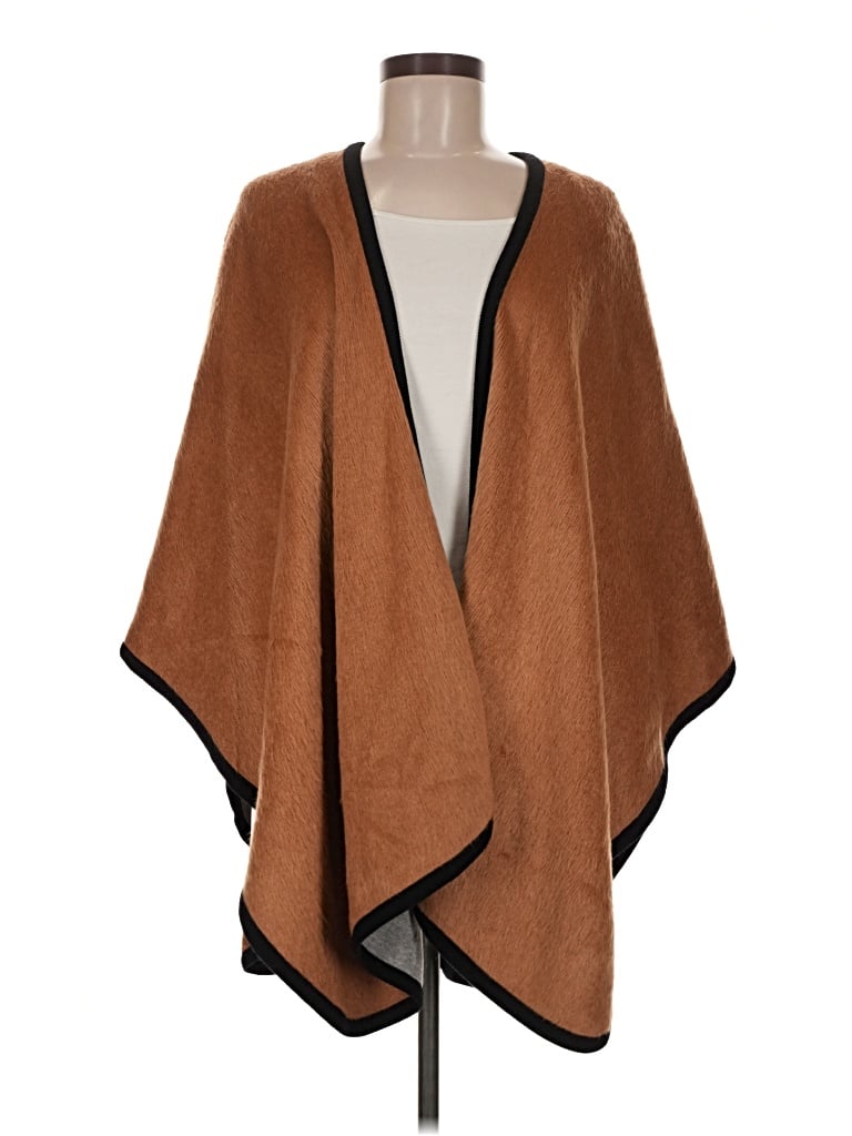Pre-owned Trina Turk Poncho In Brown