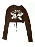 Unbranded Brown Long Sleeve Top Size 8 - photo 1