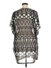 H&M 100% Polyester Silver Short Sleeve Blouse Size XL - photo 2