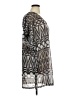 H&M 100% Polyester Silver Short Sleeve Blouse Size XL - photo 4