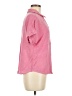 Double Zero 100% Rayon Pink Short Sleeve Button-Down Shirt Size M - photo 4