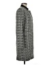 Ellen Tracy Houndstooth Gray Coat Size M - photo 4
