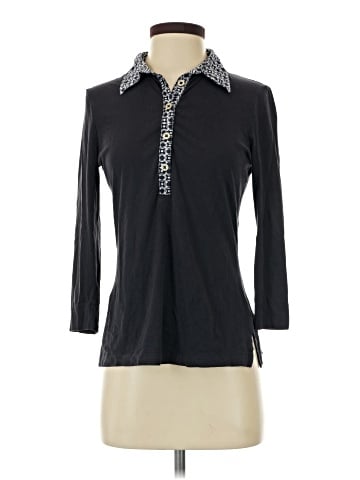 Ann Taylor LOFT Long Sleeve Polo (view 1)