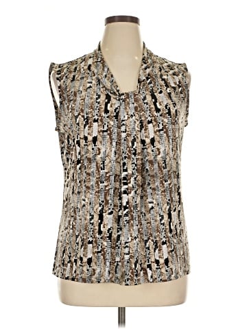 Dana Buchman Sleeveless Blouse (view 1)