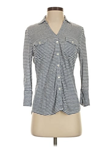 J. McLaughlin 3/4 Sleeve Button-Down Shirt (view 1)