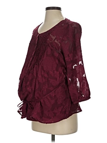 Motherhood 3/4 Sleeve Blouse (view 1)