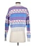 Wild Fable Hearts Blue Pullover Sweater Size S - photo 2