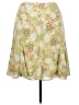 Pendleton 100% Polyester Floral Green Casual Skirt Size 14 Petite - photo 2