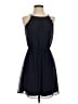 BCX 100% Polyester Solid Blue Casual Dress Size S - photo 1