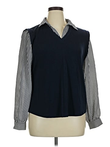 Adrianna Papell Long Sleeve Blouse (view 1)